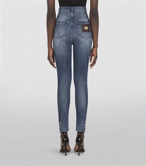 jean femme dolce gabbana|dolce gabbana distressed jeans.